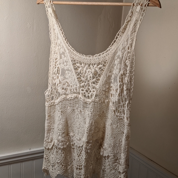 Free People Lace Top - Picture 2 of 3